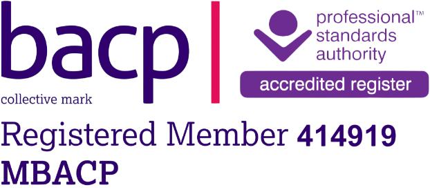 British Association for Counselling and Psychotherapy registered member logo (BACP)